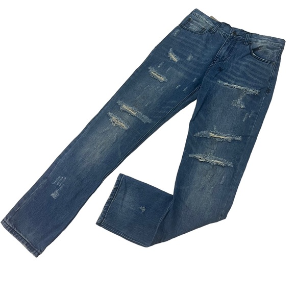 Ksubi Boyfriend Denim Jeans Distressed - Picture 1 of 13